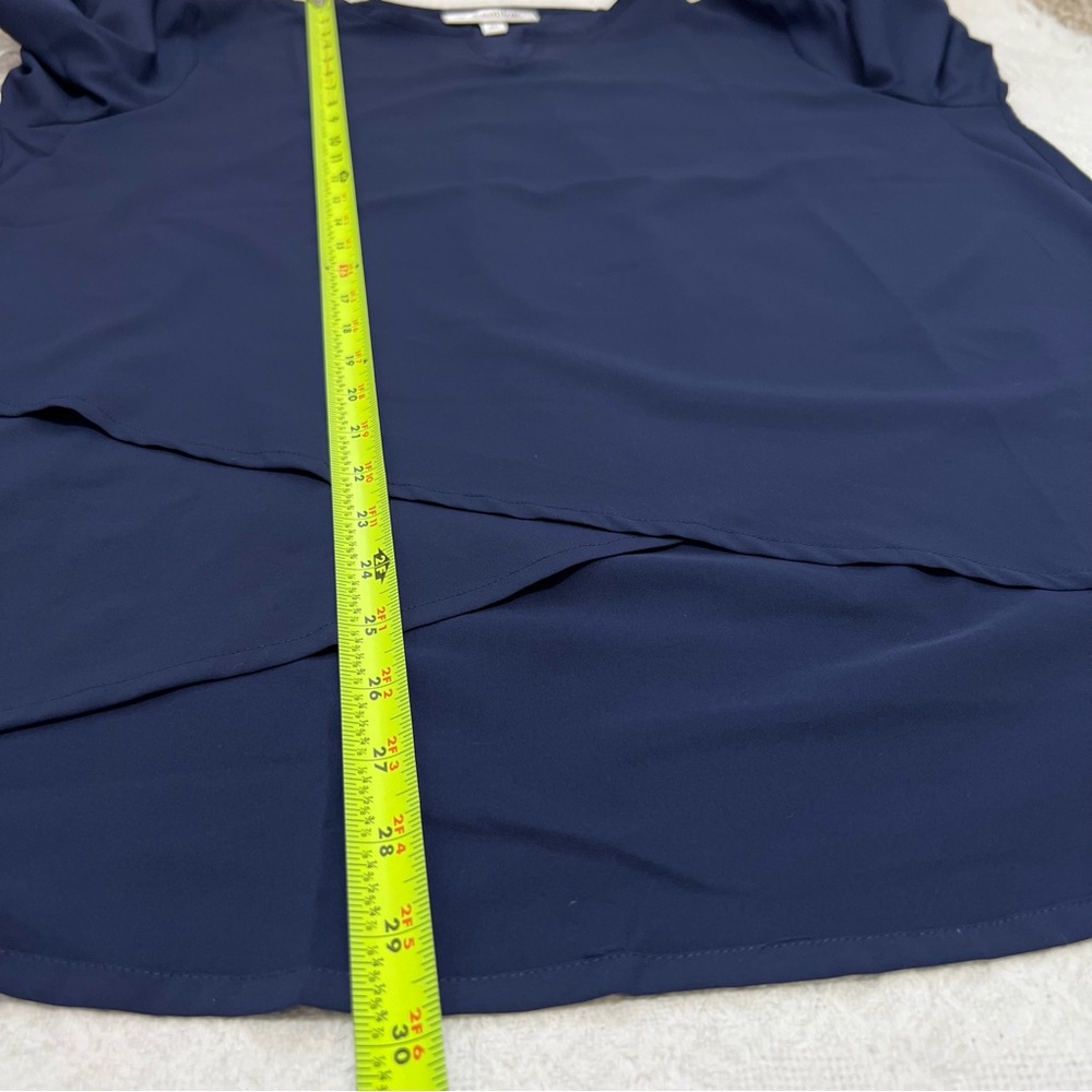Coolibar Santa Barbara Tunic Top with Roll-up Sleeves in Navy UPF 50+ Size Large - Picture 14 of 14